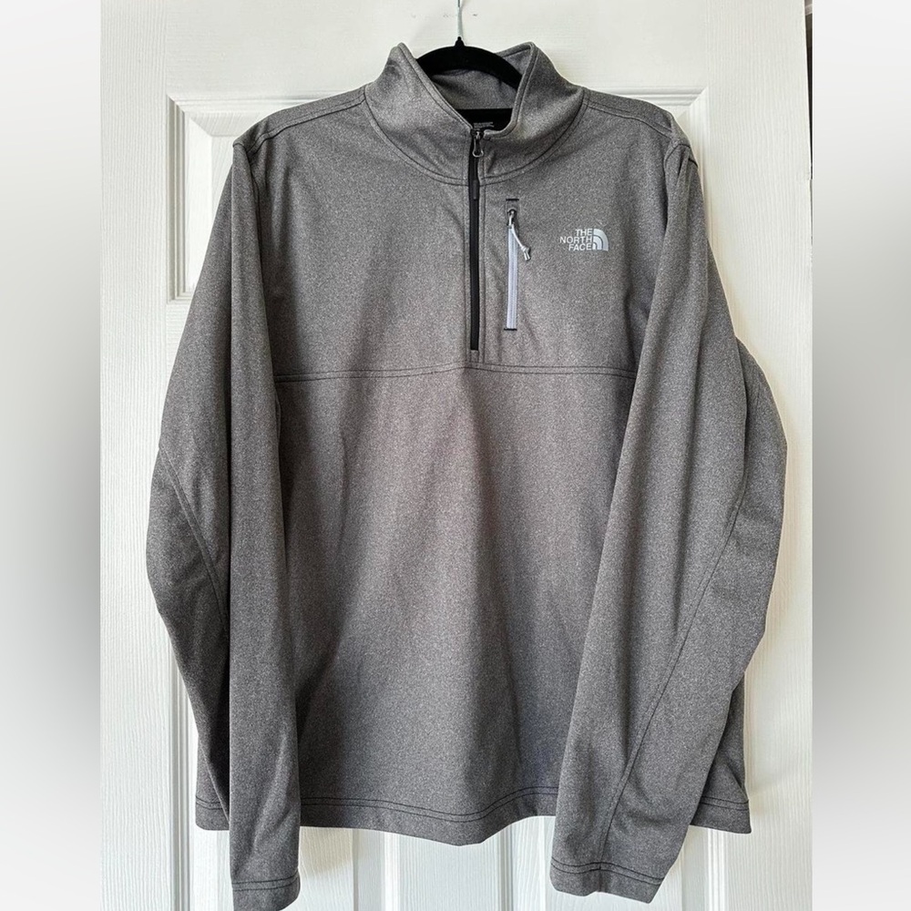 The North Face Heathered Gray Full-Zip Jacket